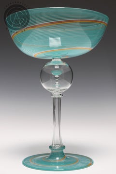 Teal Goblet in a Goblet