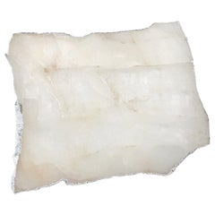 Kiva Large Platter in Crystal and Pure Silver by Anna Rabinowitz