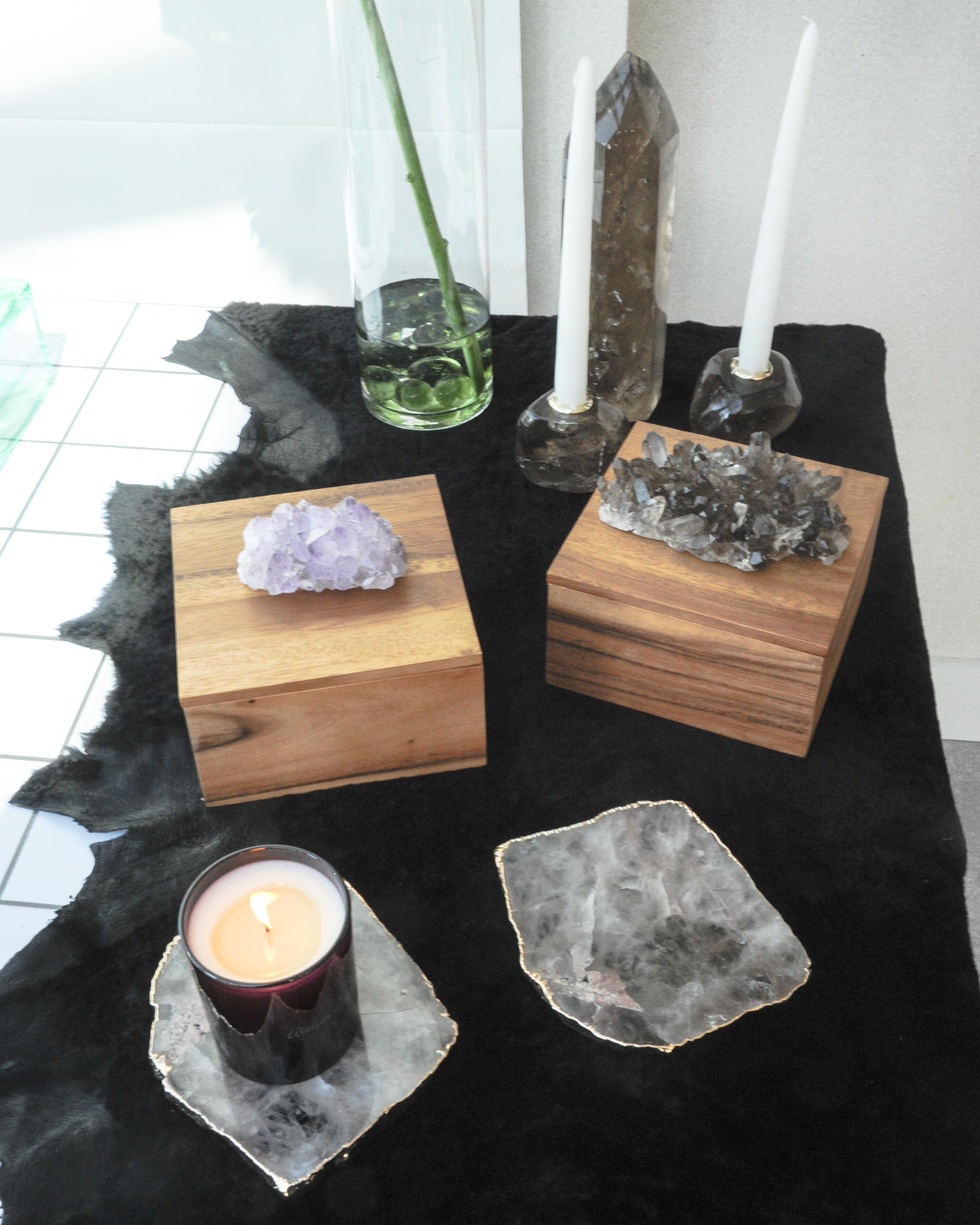 Kivita Coasters in Sodalite and Pure Silver by Anna Rabinowitz at 1stDibs