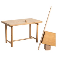 Kiyo Oak Wood Japanese Inspired Writing Desk by Lagu