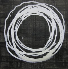 'Shinjo Series XII', Black and White Abstract minimalist Japanese painting