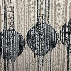 'Untitled 6', black and white abstract minimalist Japanese painting.