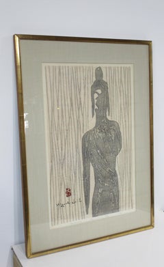 Kiyoshi Saito Buddha Woodblock Print Signed / Numbered