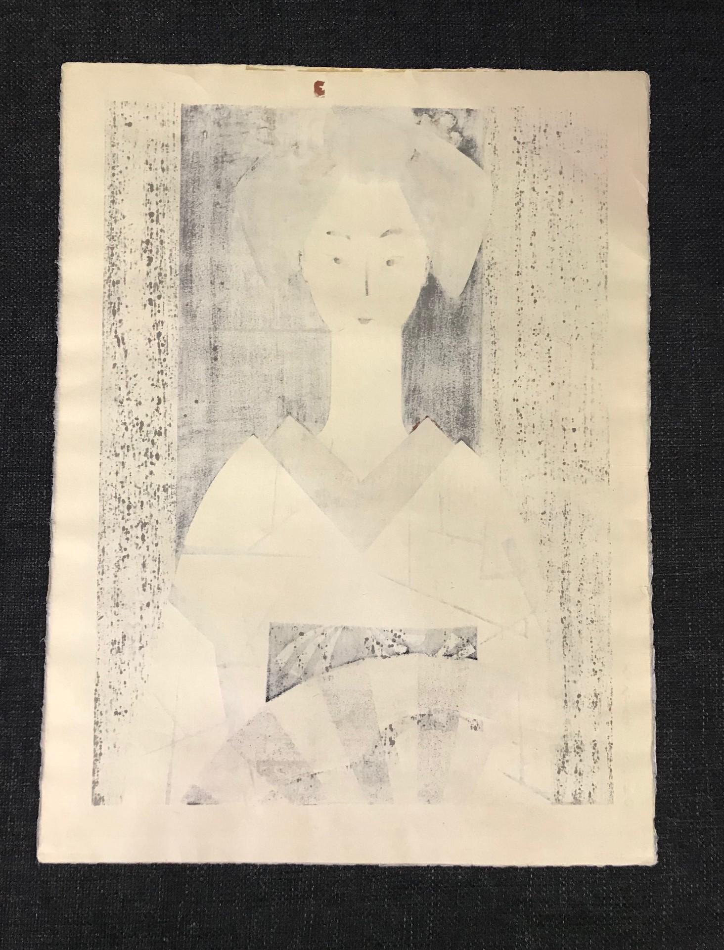 Kiyoshi Saitō Limited Edition Signed Japanese Print Maiko Kyoto 'J', 1961 2