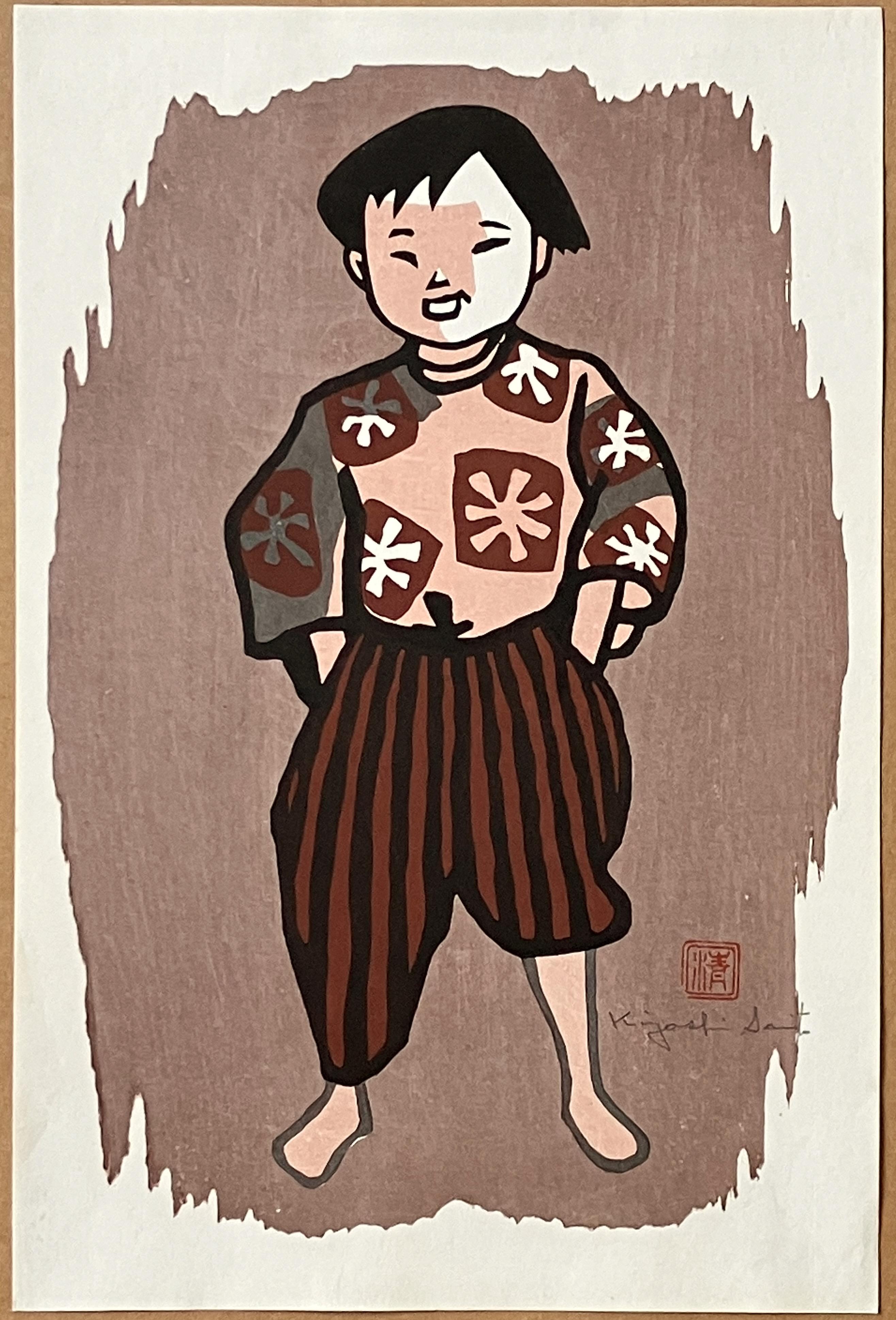 Chico de Aizu - Print de Kiyoshi Saitō