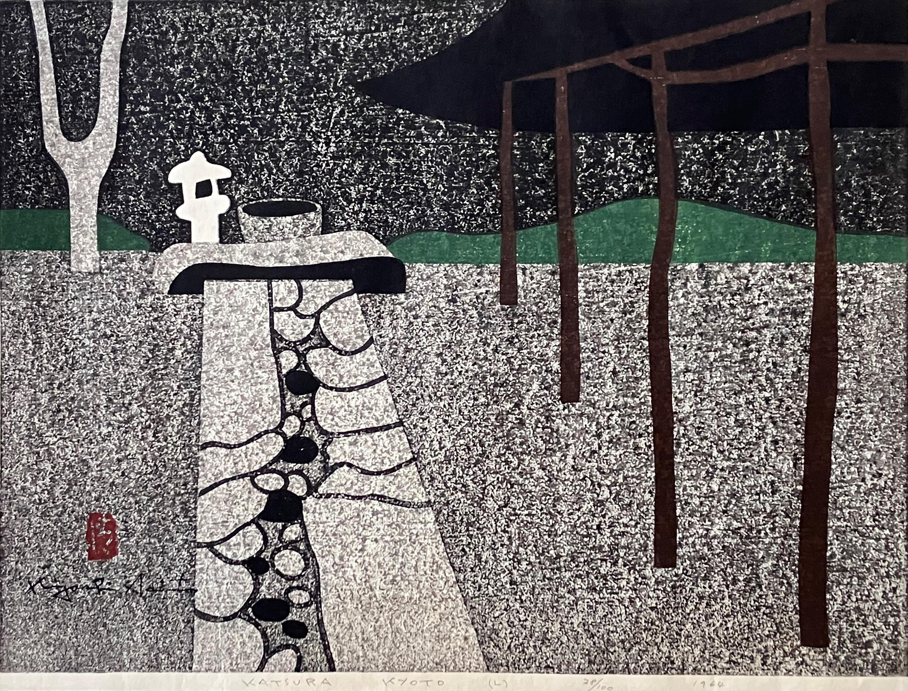 Landscape Print di Kiyoshi Saitō - Katsura Kyoto (L)