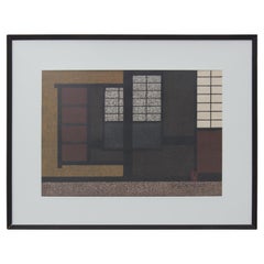 "Shoji Kyoto" Japanese Interior Woodblock Print