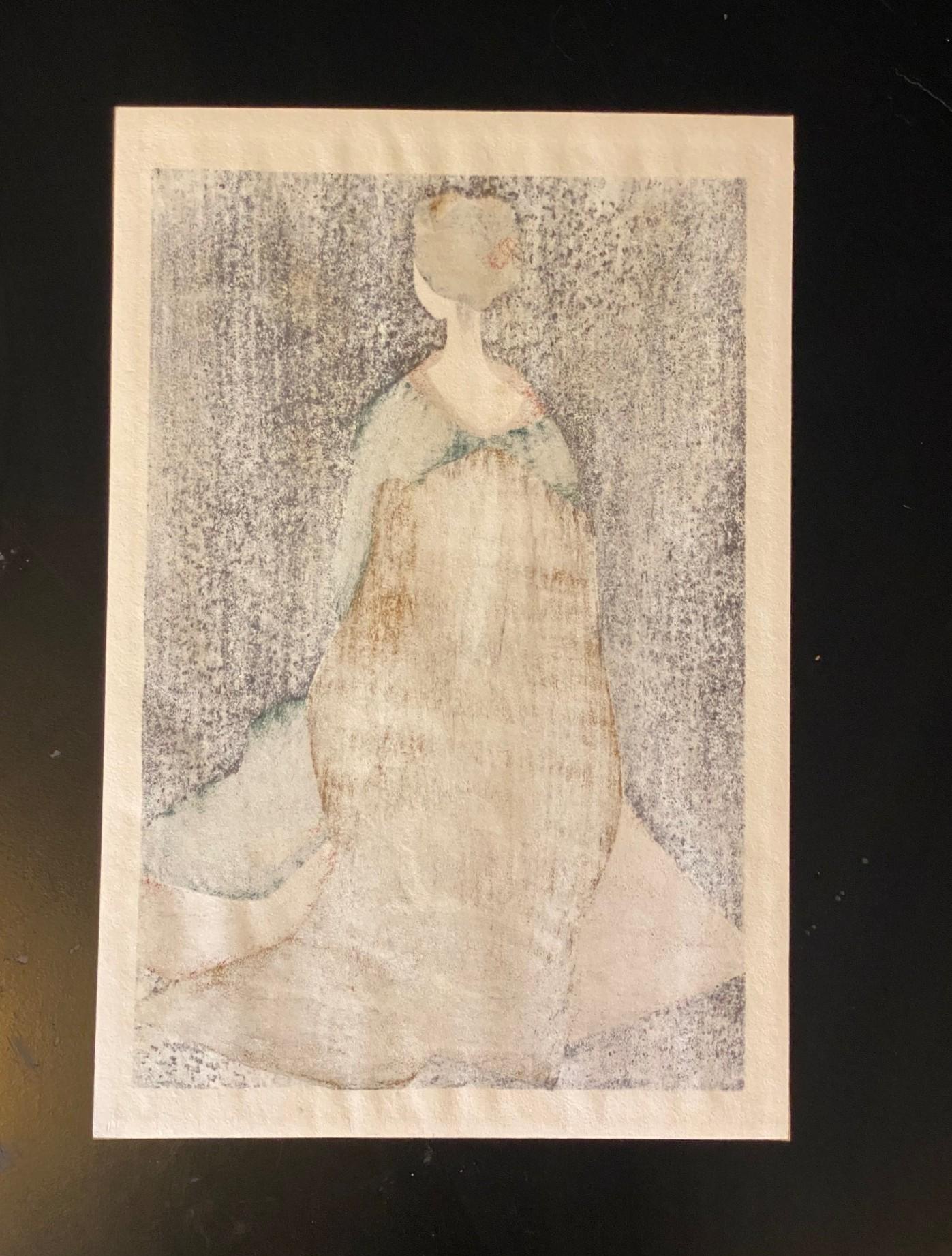 Kiyoshi Saito Signed Japanese Showa Woodblock Geisha Print Maiko Kyoto 1 en vente 12