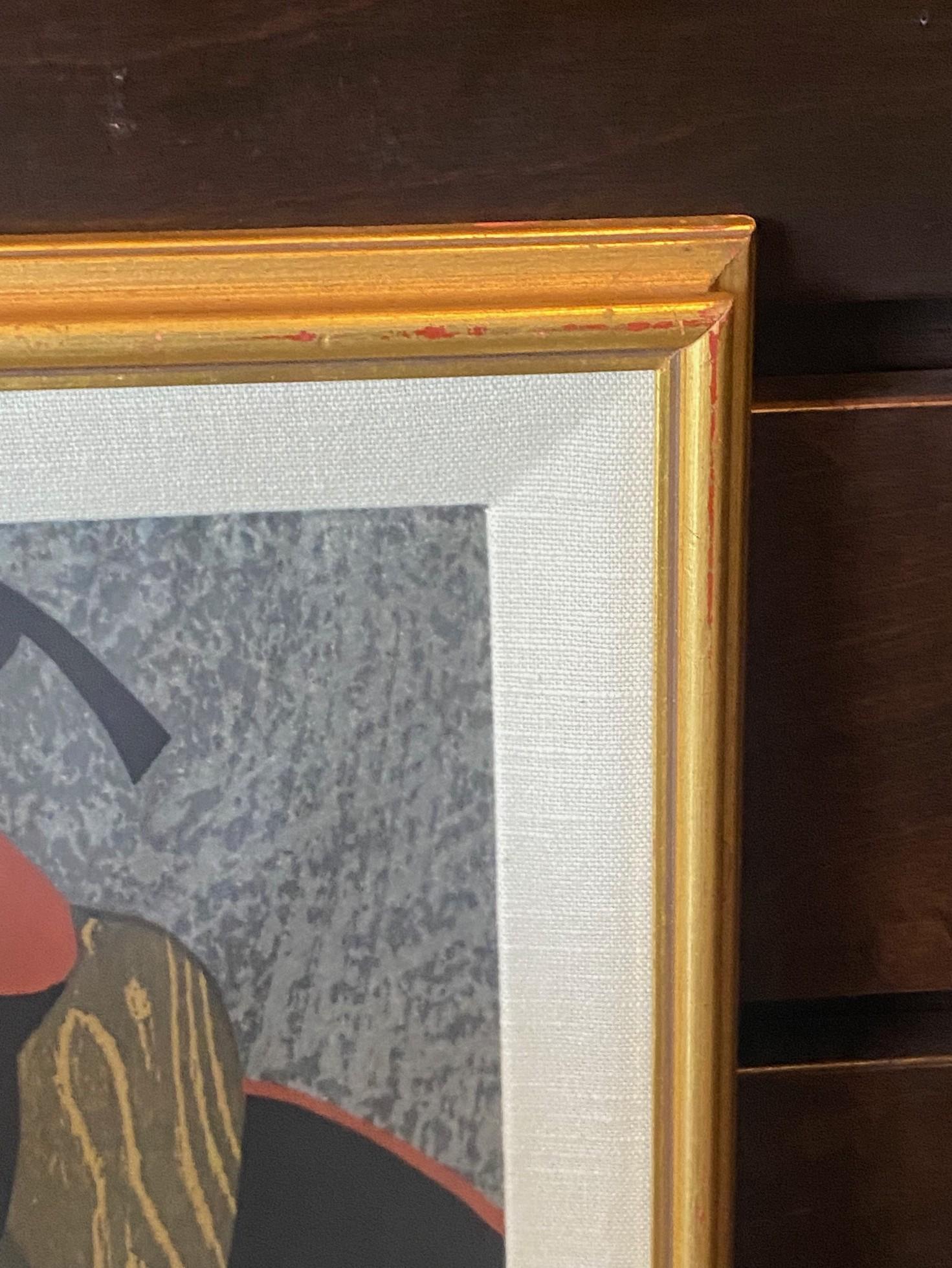 Kiyoshi Saito Signed Japanese Woodblock Geisha Print Maiko Kyoto 2 For Sale 5