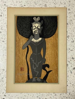 Kiyoshi Saito Signed Japanese Woodblock Print Buddha