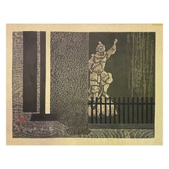 Kiyoshi Saito Signed Limited Edition Japanese Print Tofuku-Ji, Kyoto ‘A’, 1961