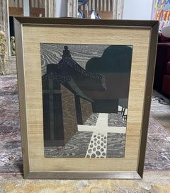 Kiyoshi Saito Signed Limited Edition Japanese Woodblock Print Daitoku-Ji Kyoto D