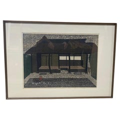 Kiyoshi Saito, signierter japanischer Holzschnitt, Katsura Kyoto M, limitierte Auflage