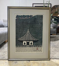 Kiyoshi Saito Signed Limited Edition Japanese Woodblock Print Syoren-In Kyoto