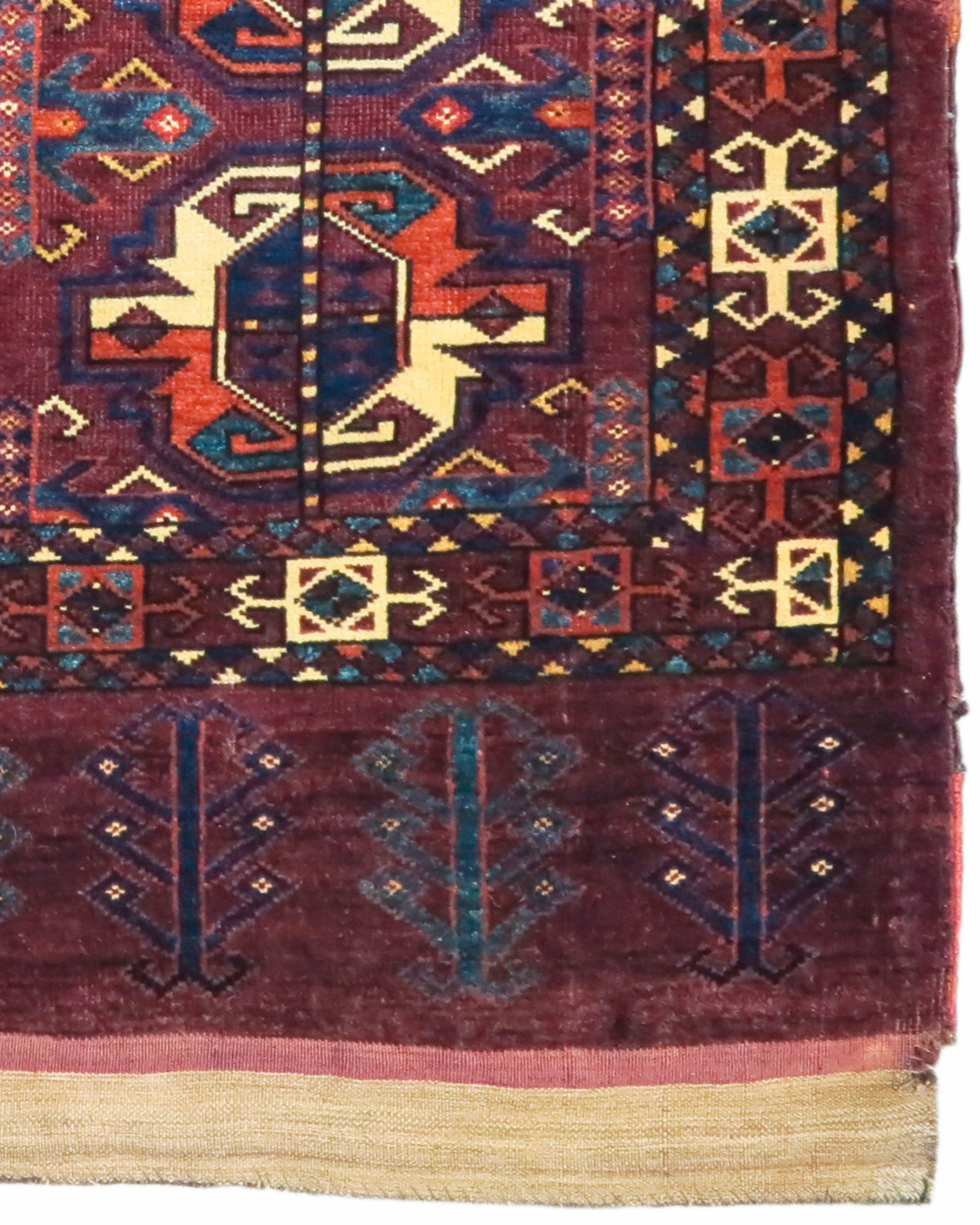 Kizyl Ayak, Chuval-Teppich, 19. Jahrhundert (Turkmenisch) im Angebot
