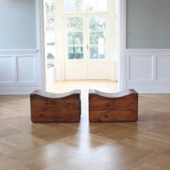 K.J. Petterson & Söner, Pair of Stools in Pine, Scandinavian Modern, Sweden