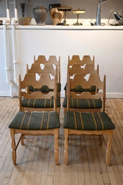 Kjaernulf Razorblade Dining Chairs, Set of 6