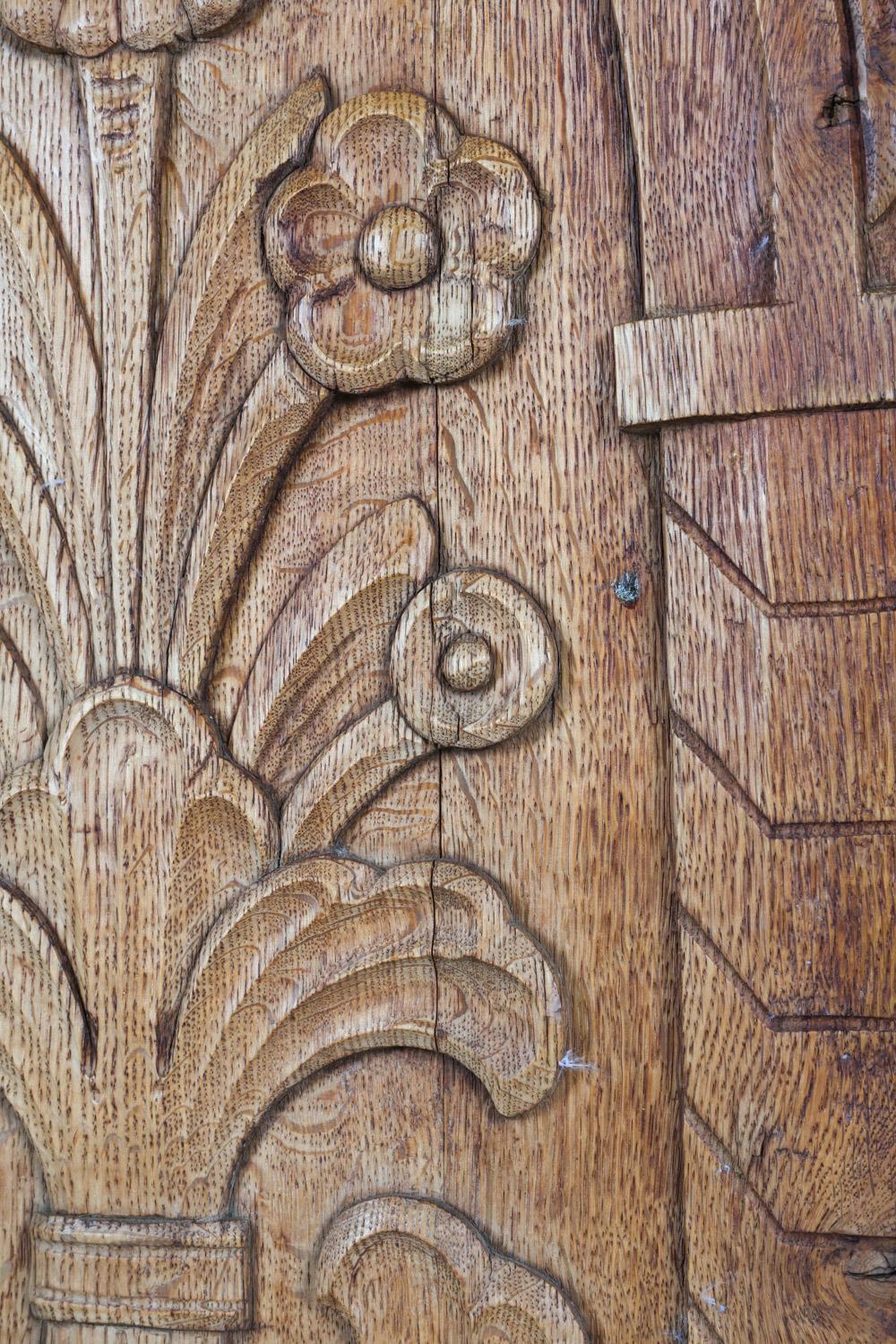Kjaernulf Style Brutalist Danish Oak Sideboard Cabinet, Circa 1970's For Sale 13