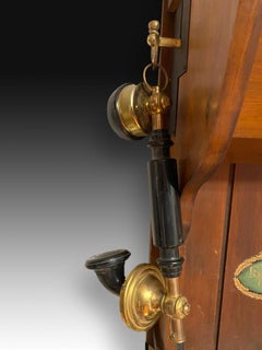 Kjøbenhavns Telefon Aktieselskab (KTAS) Wall Phone Scandinavia 19th-20th Century