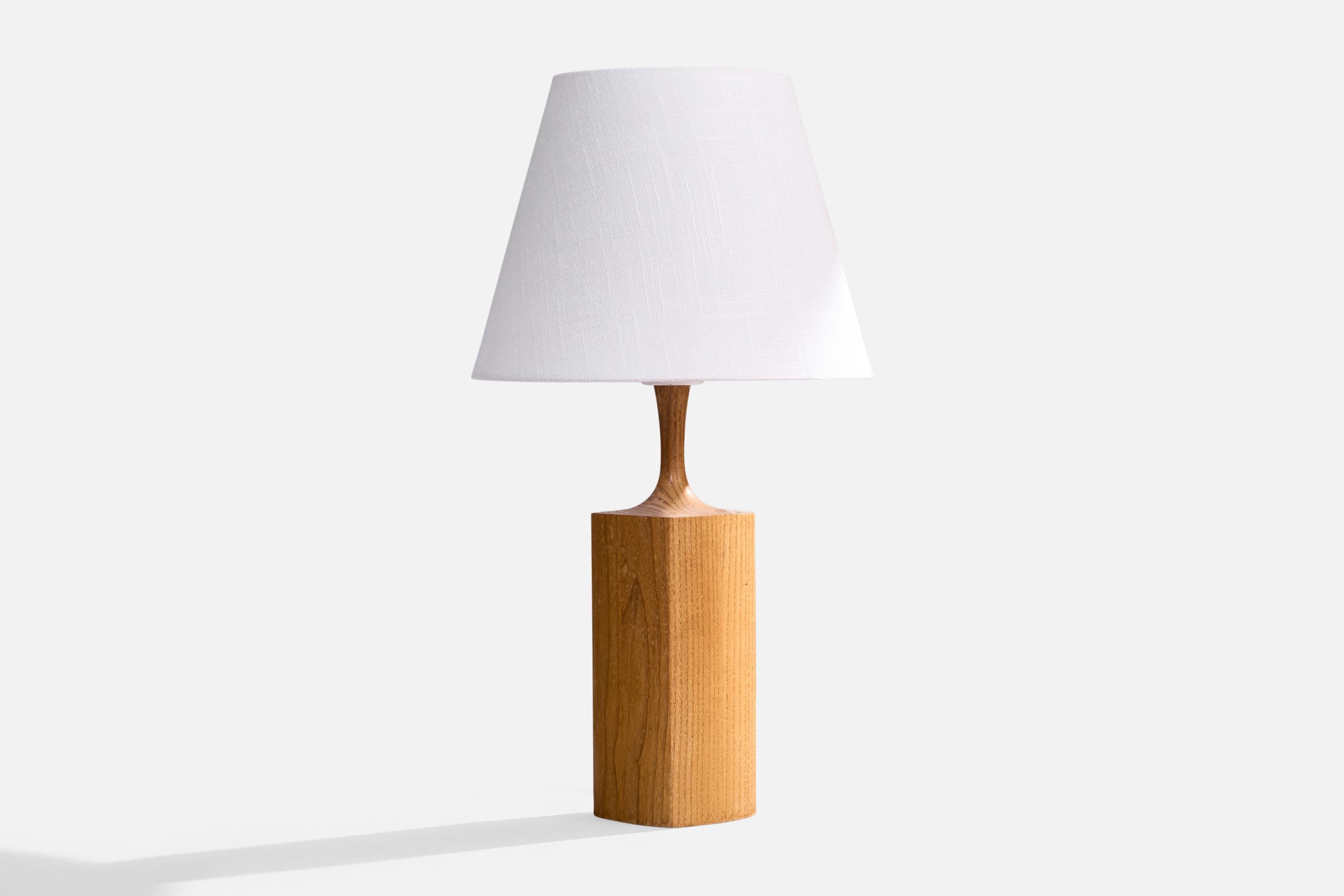 Quercia Kjell Blomberg, Lampada da tavolo, Oak, Svezia, anni '1960 in vendita