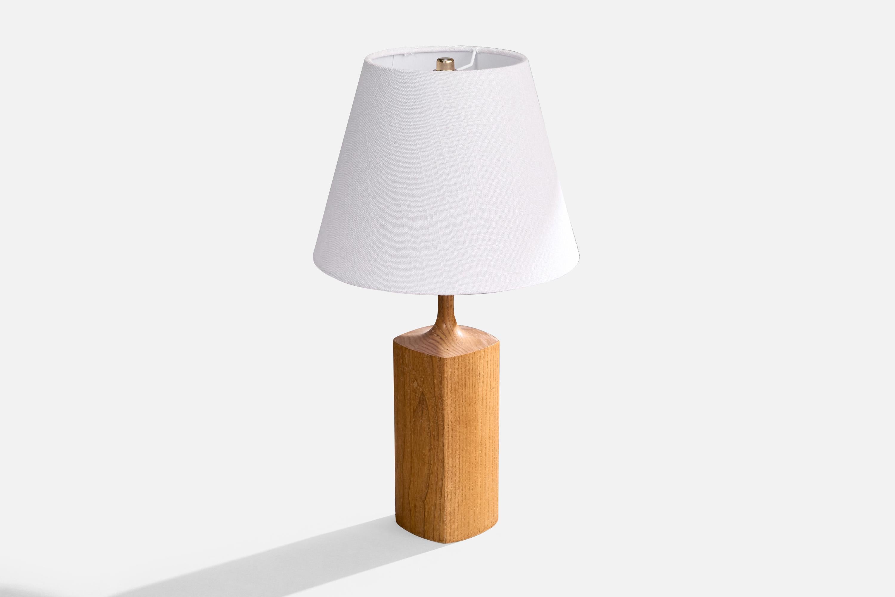 Kjell Blomberg, Lampada da tavolo, Oak, Svezia, anni '1960 in vendita 1