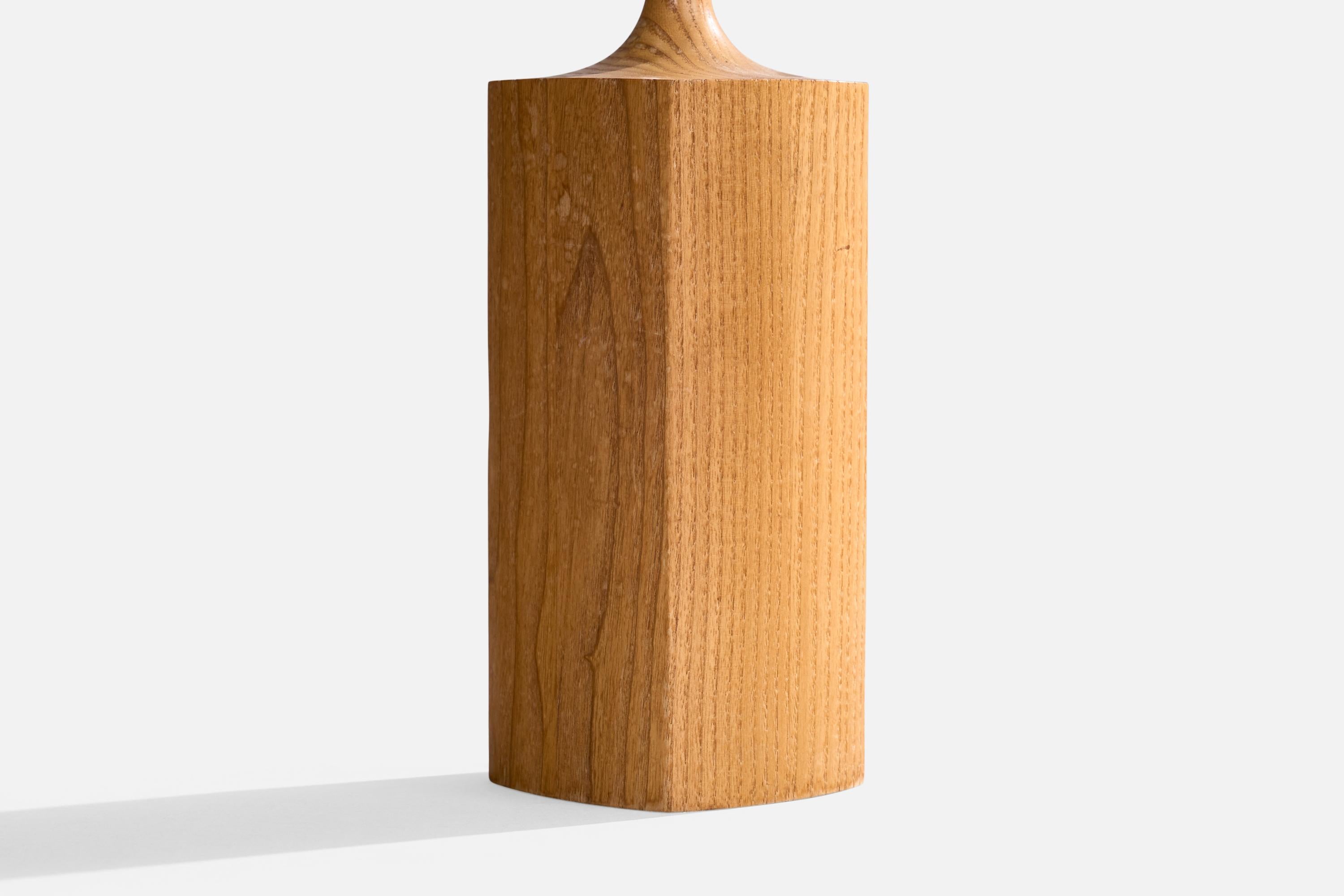 Kjell Blomberg, Lampada da tavolo, Oak, Svezia, anni '1960 in vendita 3