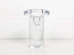 Kjell Engman Clear Glass Candleholder for Kosta Boda