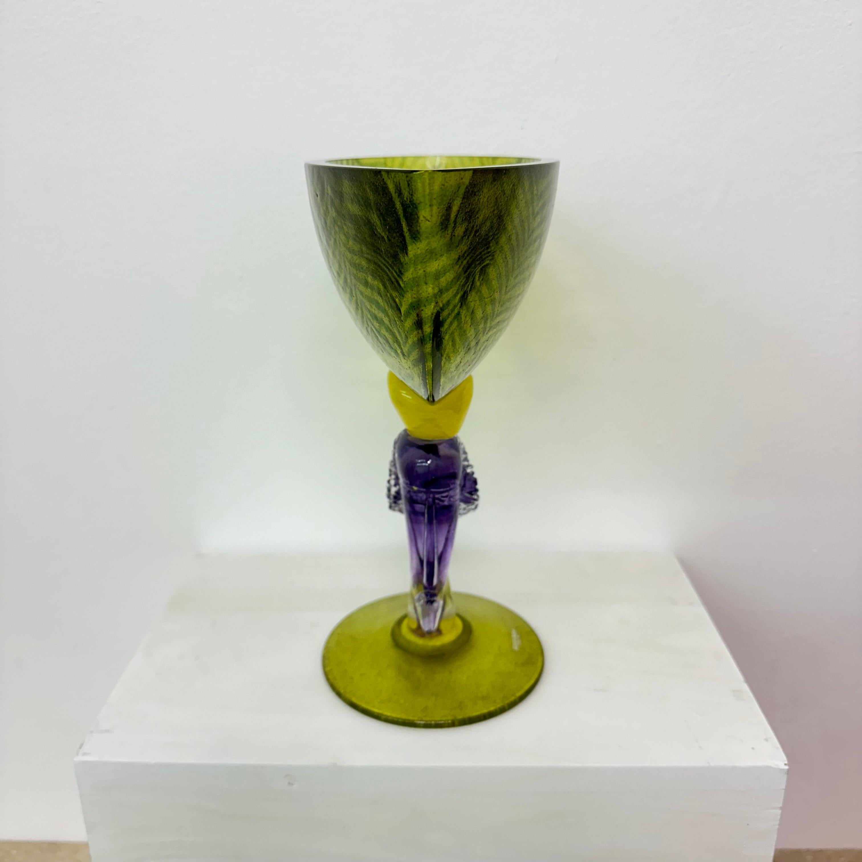 Kjell Engman für Kosta Boda, Schale aus Kunstglas, 1980er-Jahre im Angebot 6