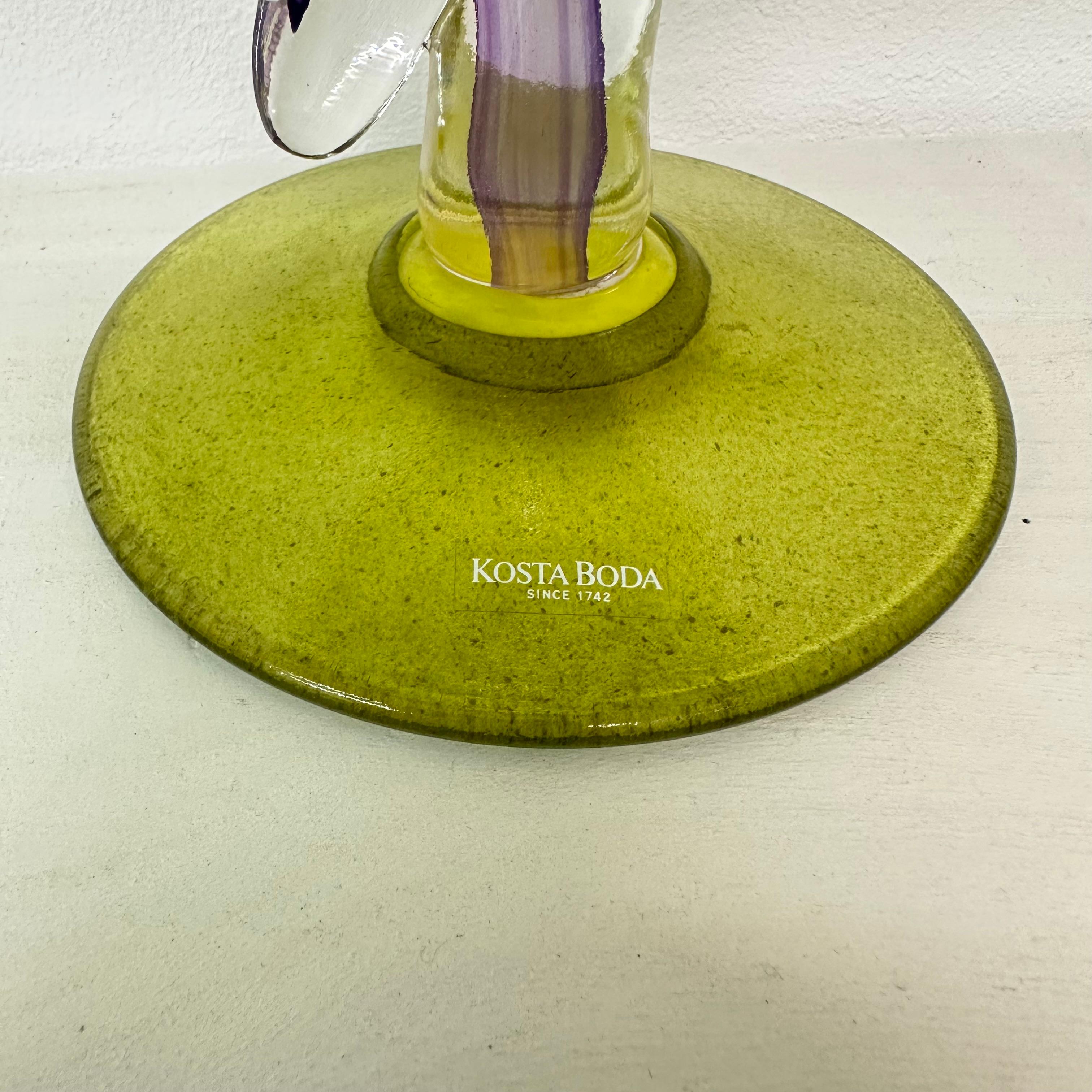Kjell Engman für Kosta Boda, Schale aus Kunstglas, 1980er-Jahre im Angebot 11