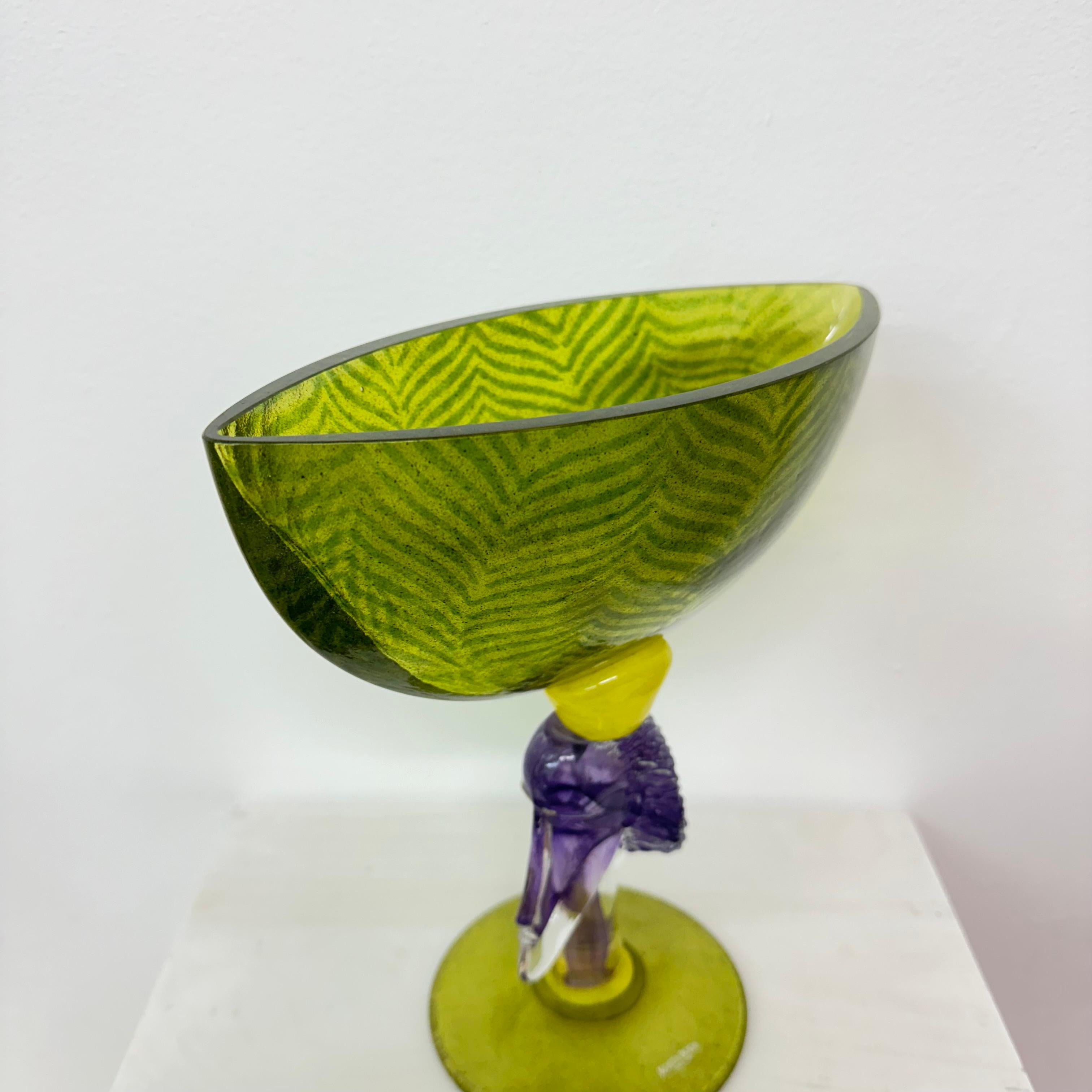 Kjell Engman für Kosta Boda, Schale aus Kunstglas, 1980er-Jahre im Angebot 3