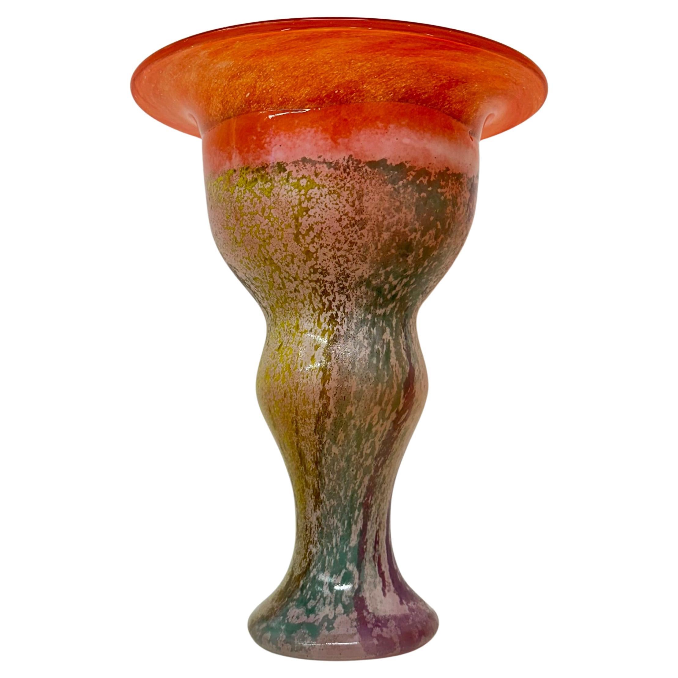 Kjell Engman for Kosta Boda Can Can Vase , 1980s Sweden