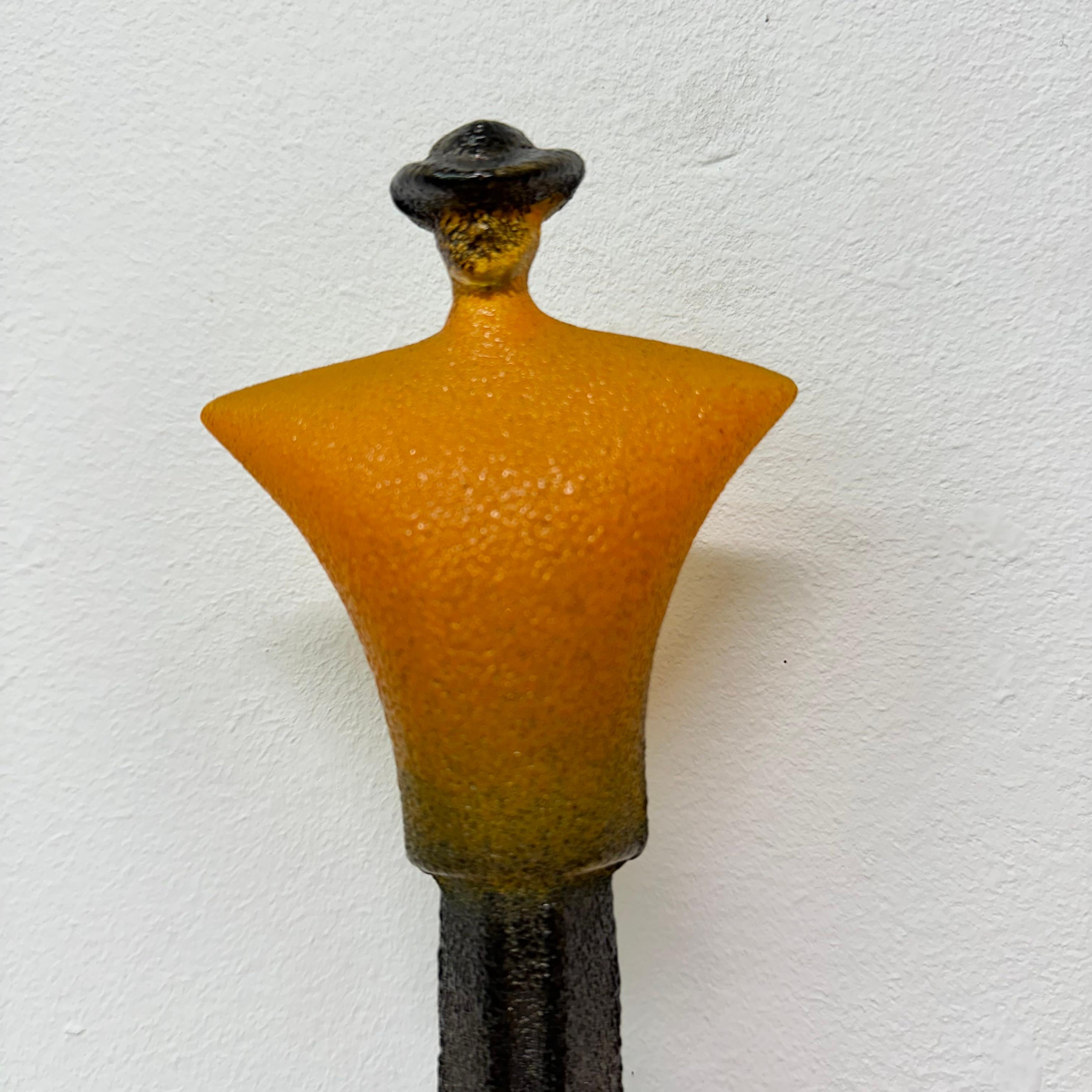 Swedish Kjell Engman for Kosta Boda Catwalk ‘DRESSBOY’, 1980s For Sale