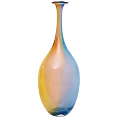 Kjell Engman for Kosta Boda Rainbow Glass Vessel or Glass Object Vase