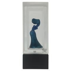 Sculpture "Snapshot" de Kjell Engman pour Kosta Boda Femmes dans le vent, années 1990