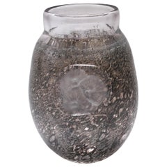 Kjell Engman For Kosta Boda Swedish Modern 'Fossil' Art Glass Vase