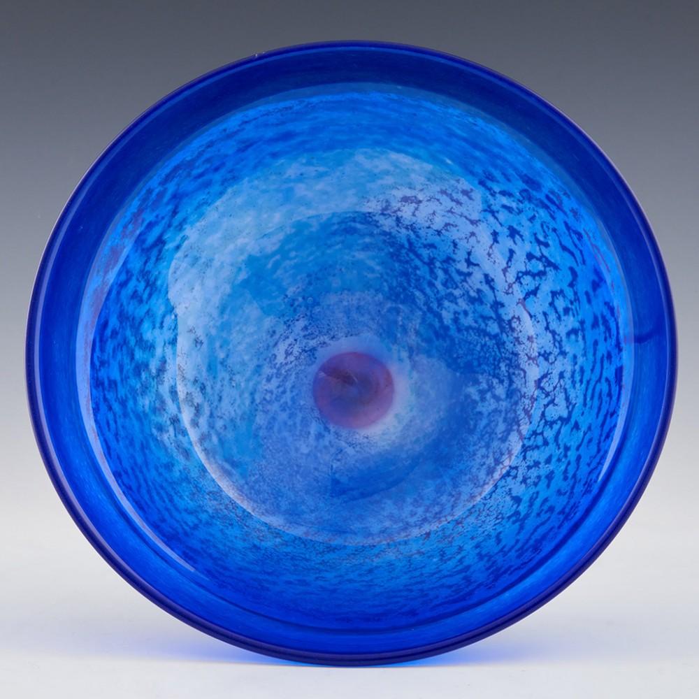 Glass Kjell Engman Heliopora Series Footed Bowl For Kosta Boda