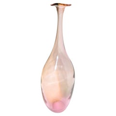 Vintage Kjell Engman Kosta Boda Fidji Collection Colorful Crystal Bud Vase Scandinavian