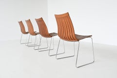 Kjell Richardsen Tönnestav Dining Chairs Tynes Møbelfabrik, Norway, 1960