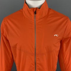 KJUS 42 Orange Polyamide Zip Up Jacket