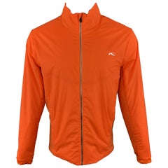 KJUS 42 Orange Polyamide Zip Up Jacket