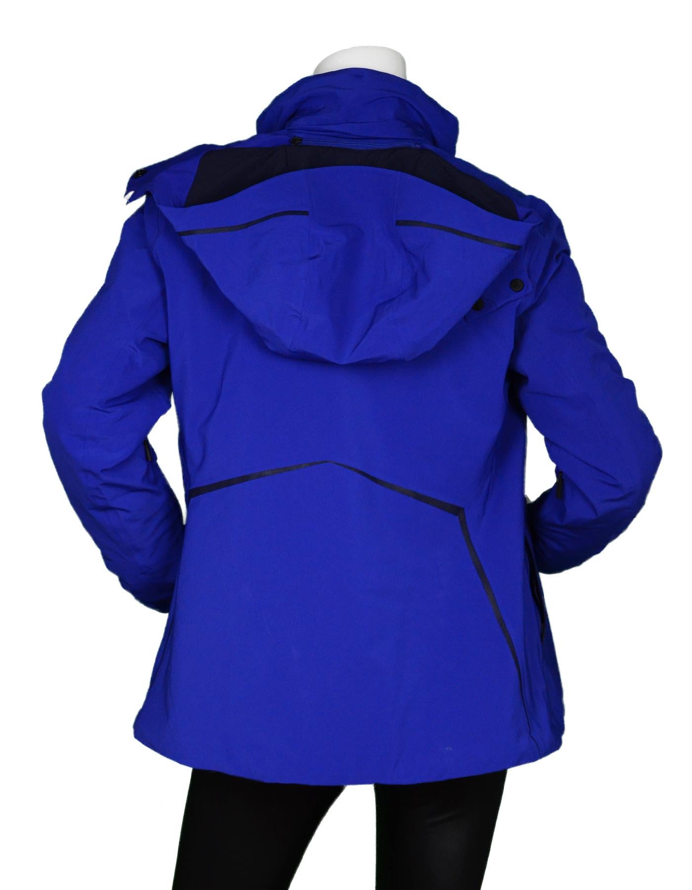 royal blue ski jacket