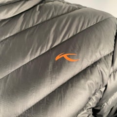 KJUS Size XL Black Quilted Polyester Zip Up Jacket