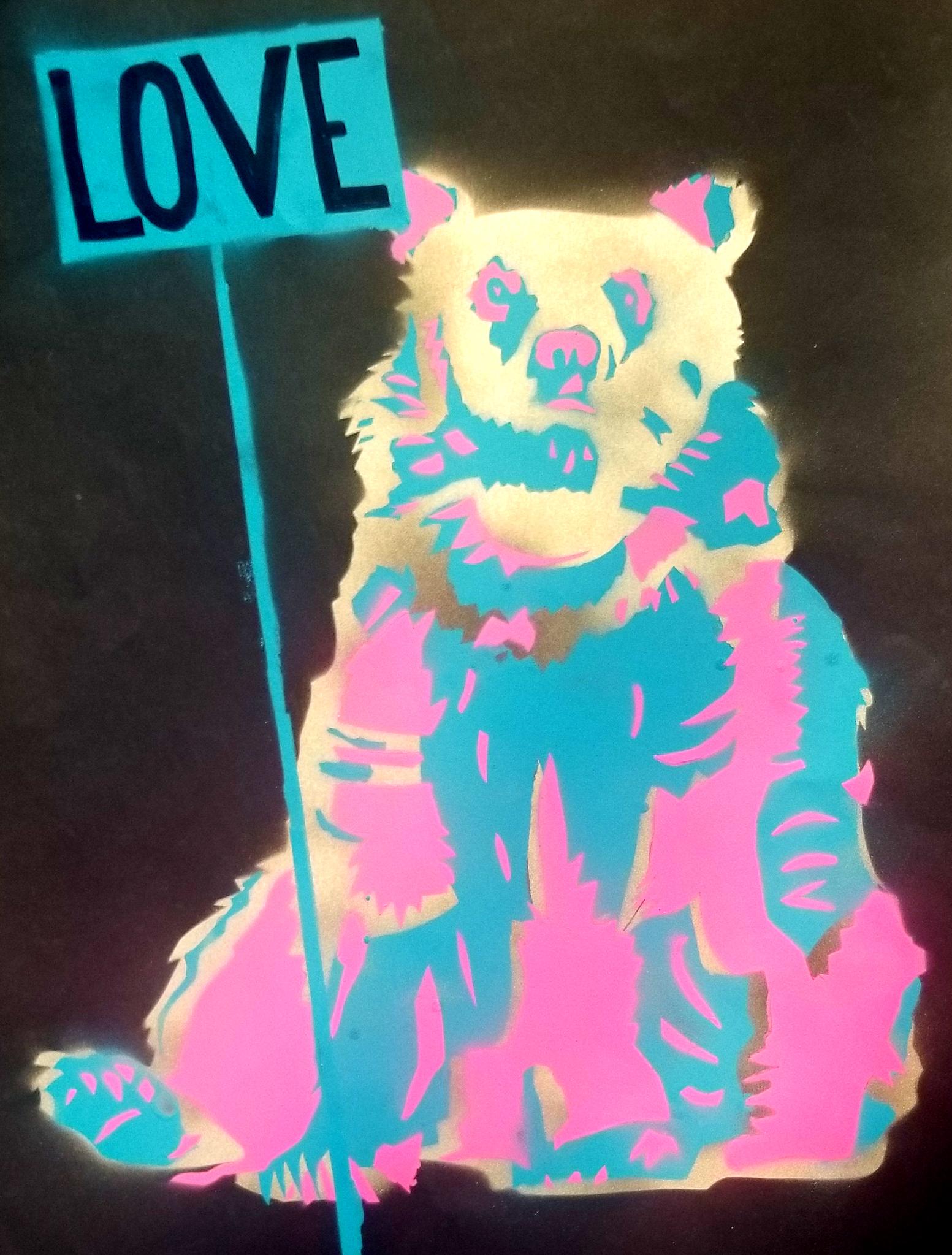 Grizzly Bear: Save The Earth PEACE im Angebot 4