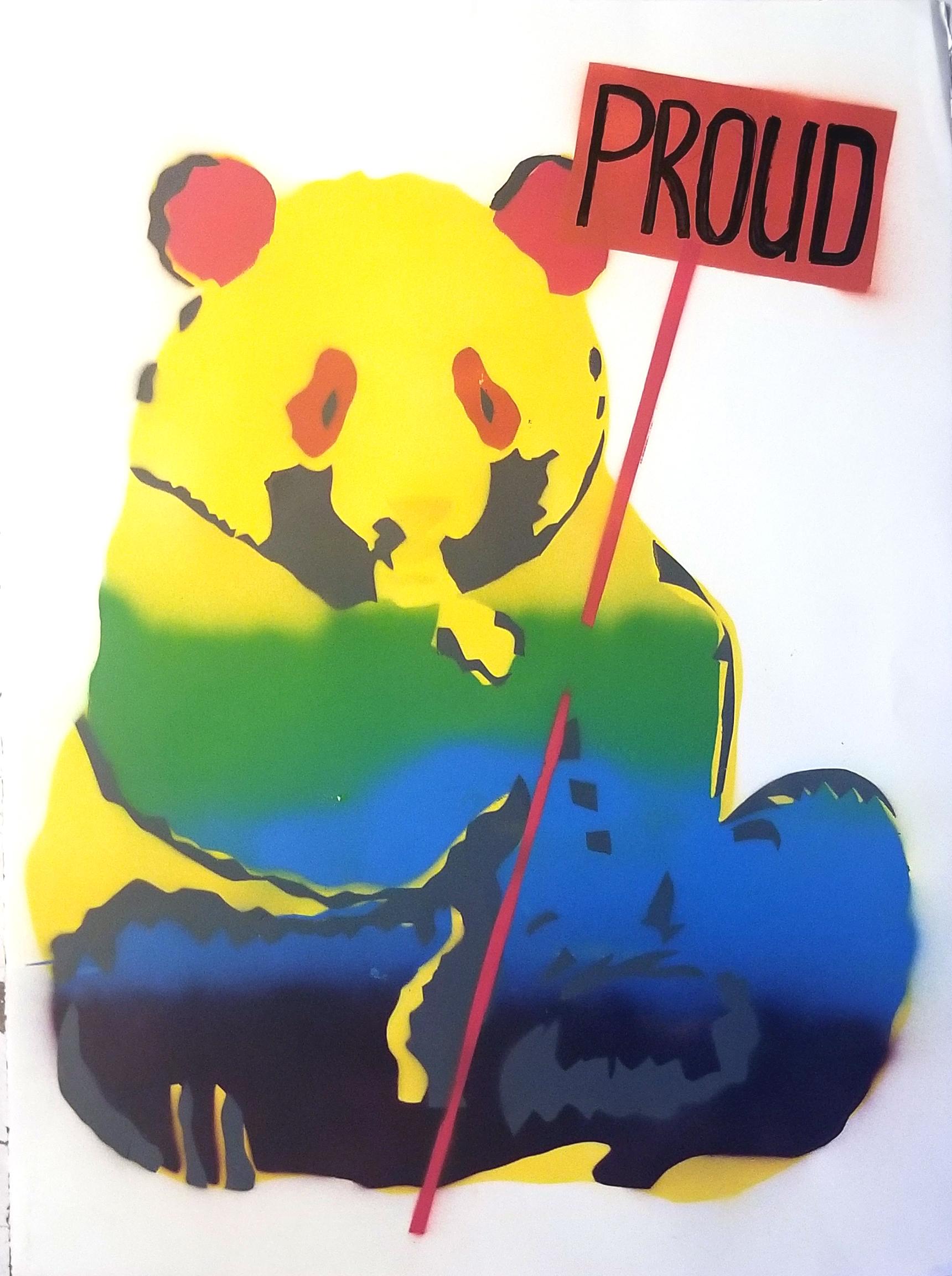 K.K. Animal Painting - Panda: PROUD