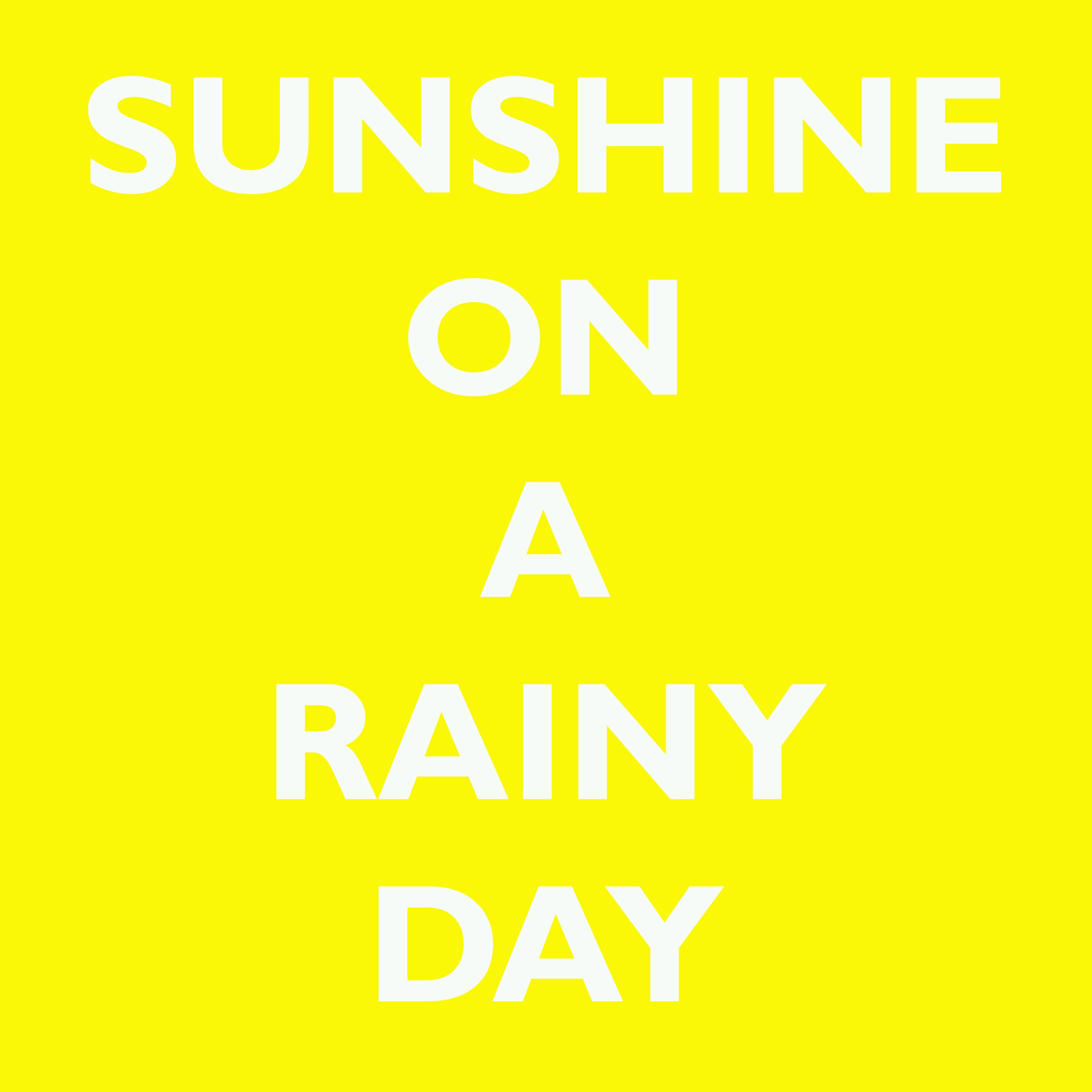 SUNSHINE ON A RAINY DAY - Art by K.K.