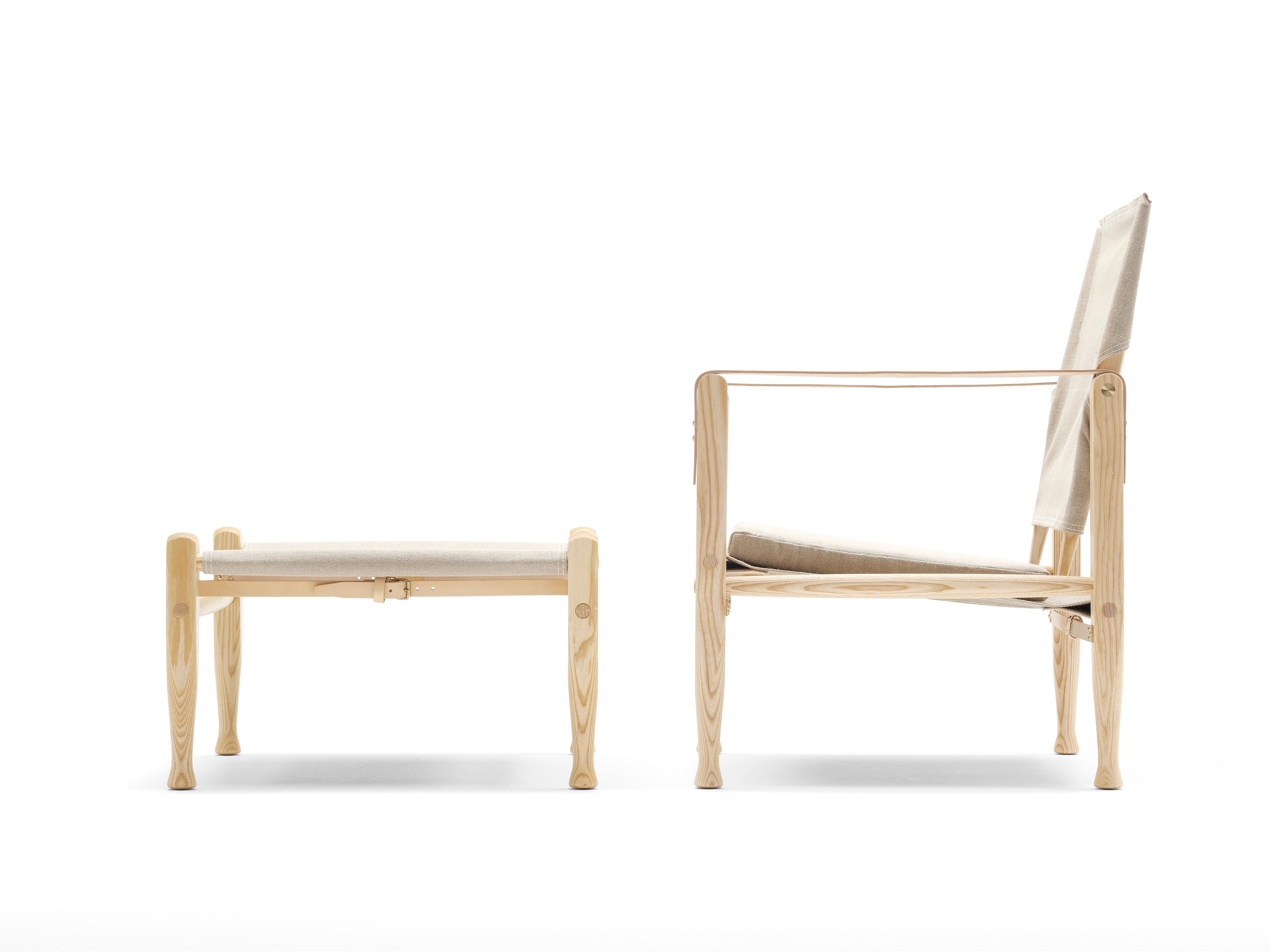 Contemporary KK47000 Safari Chair in Ash Oil by Kaare Klint