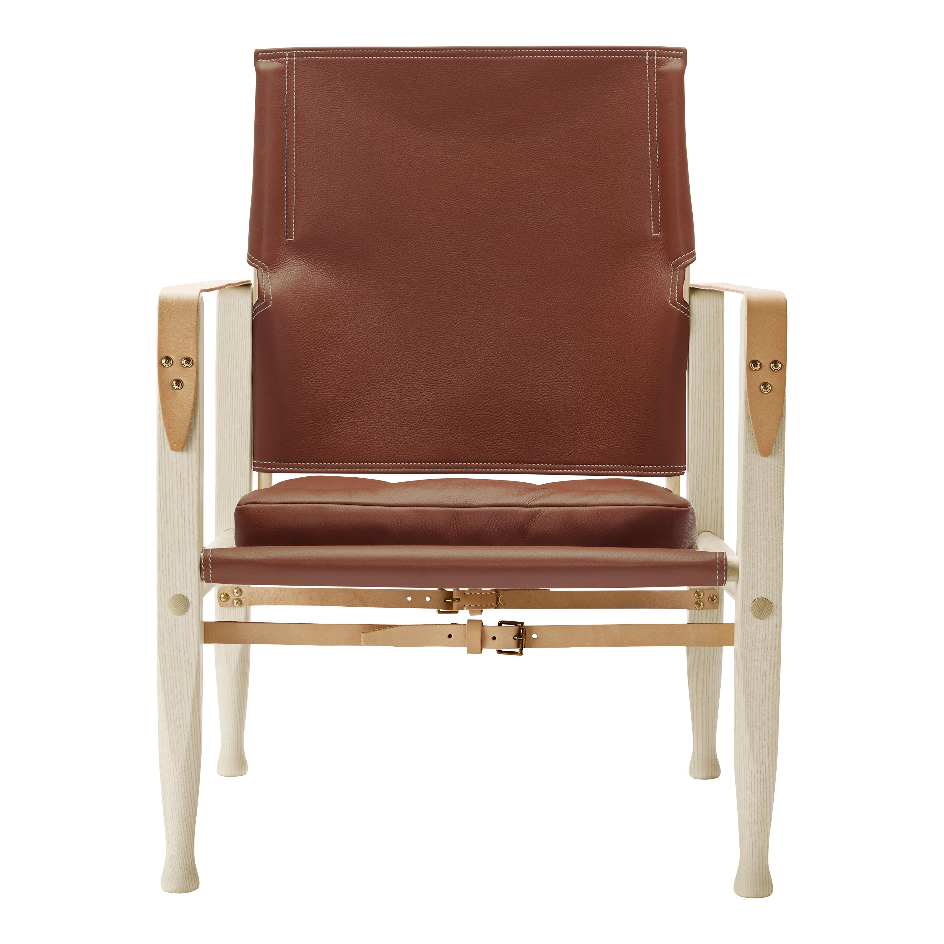 Brown (Thor 307) KK47000 Safari Chair in Ash Oil by Kaare Klint