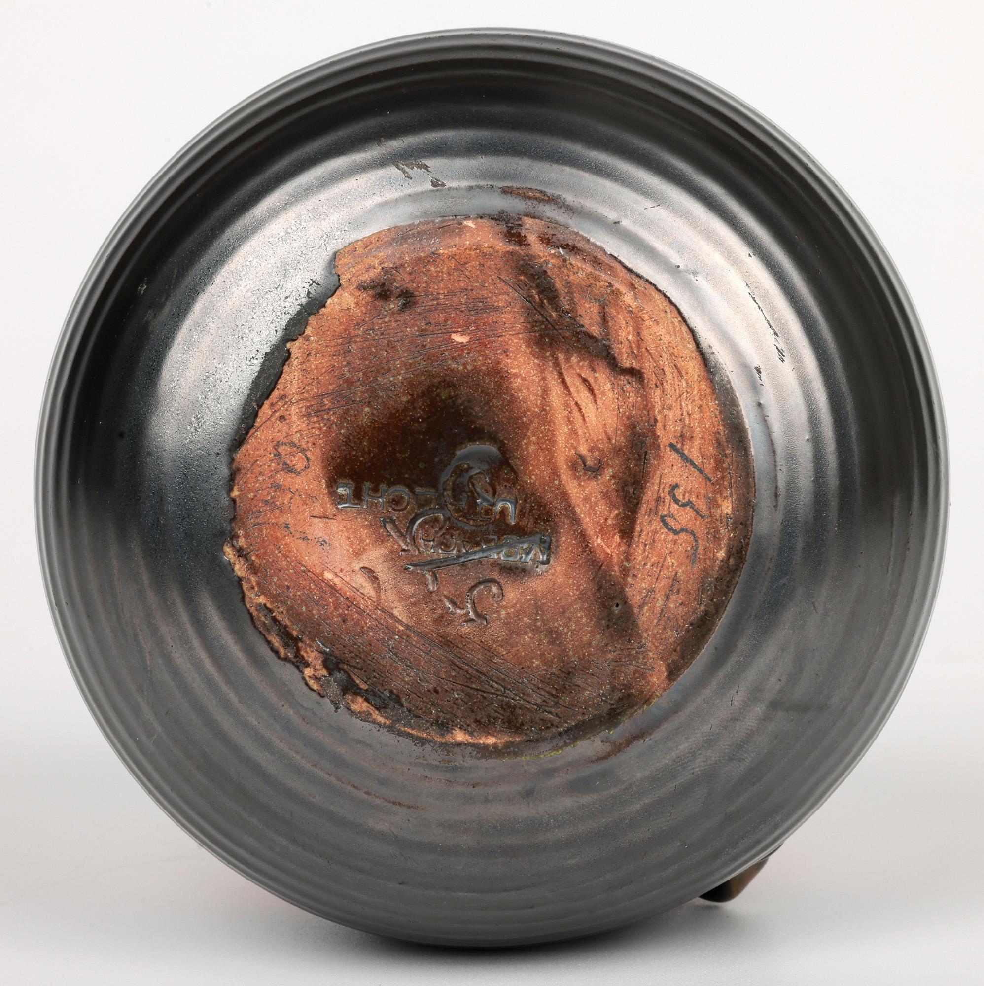 Klaas Mobach Keramiek vase en poterie d'art émaillée Art Déco néerlandais en vente 7