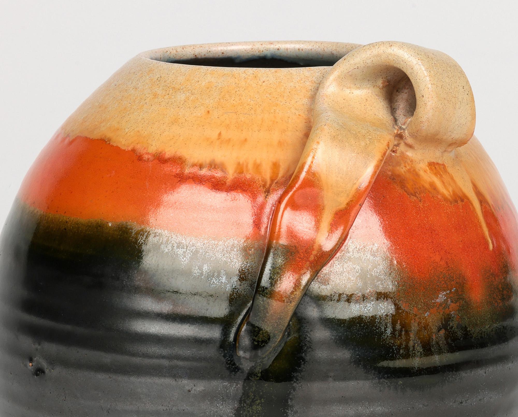 Klaas Mobach Keramiek vase en poterie d'art émaillée Art Déco néerlandais en vente 12