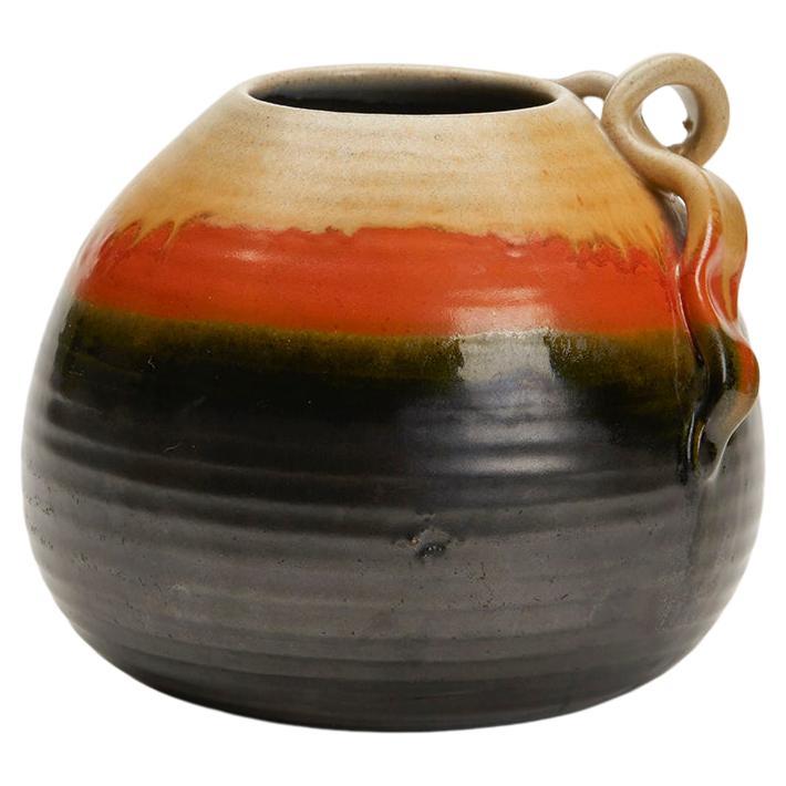 Klaas Mobach Keramiek Dutch Art Deco Glazed Art Pottery Vase